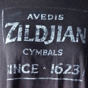 Zildjian Cymbals Drummer T Shirt Black Musician Teeshirt